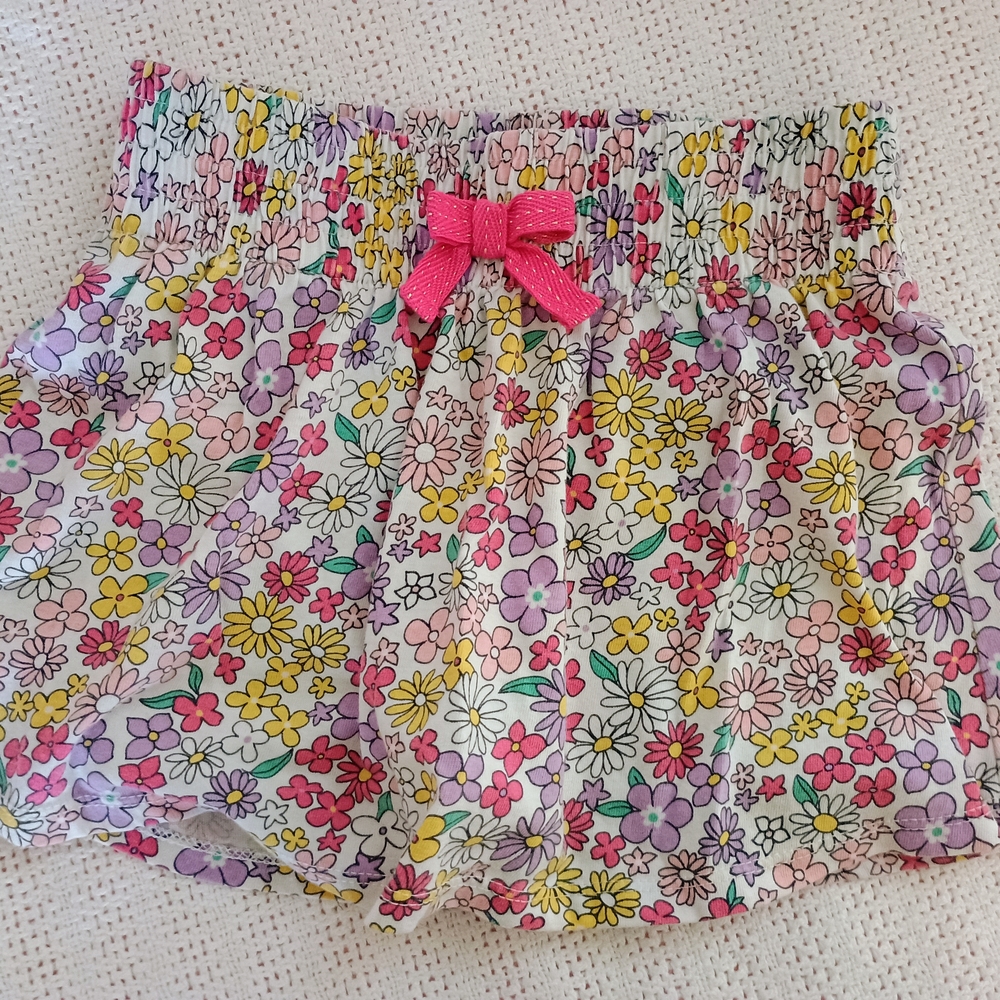 Cynthia Rowley Floral Skirt with Pink Bow